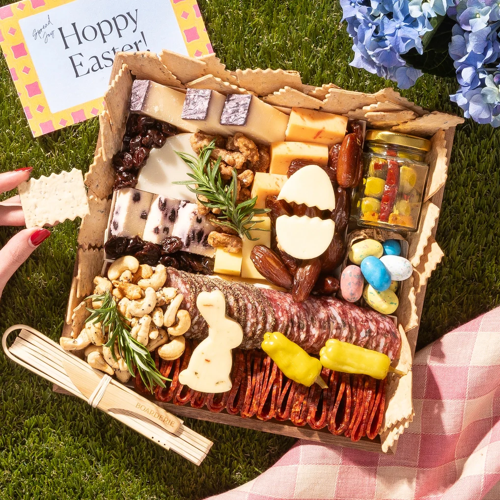 Easter Classic Cheese & CharBUNNY Board